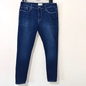 Frame Denim Le Skinny de Jeanne Crop Bonn Jeans Size 32
